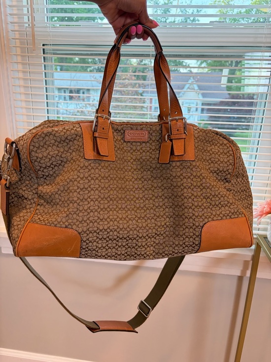 Coach Handbags - RARE Coach Signature Transatlantic Weekender Duffle Bag